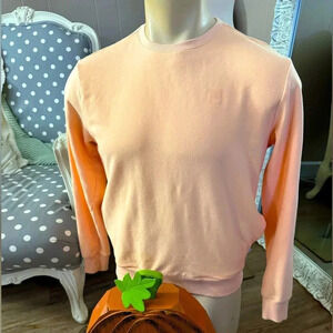 FILA • Peach Pocketed Crew Neck Sweatshirt